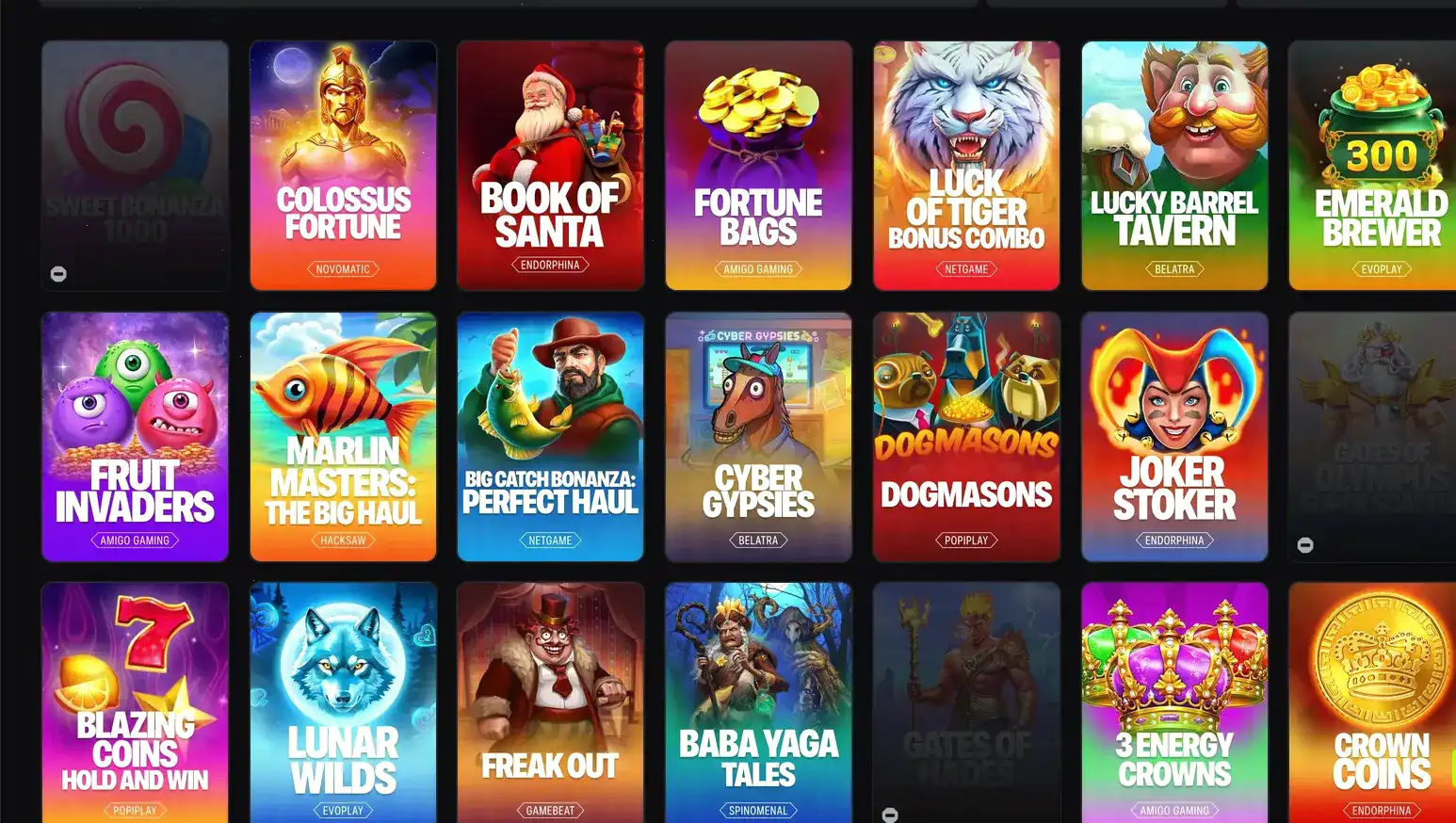 Игровые автоматы Azartmania на экране